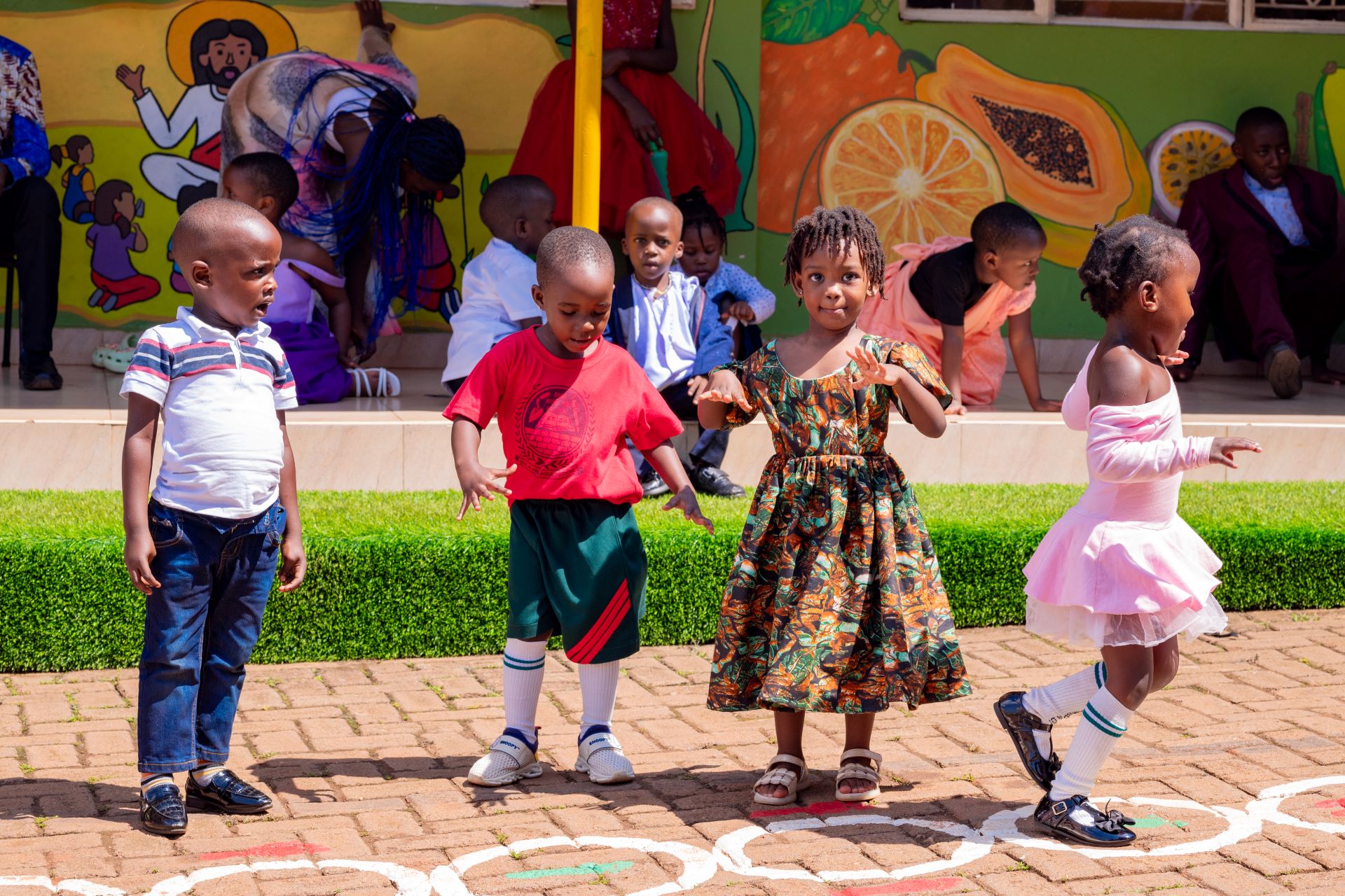 Babies dancing