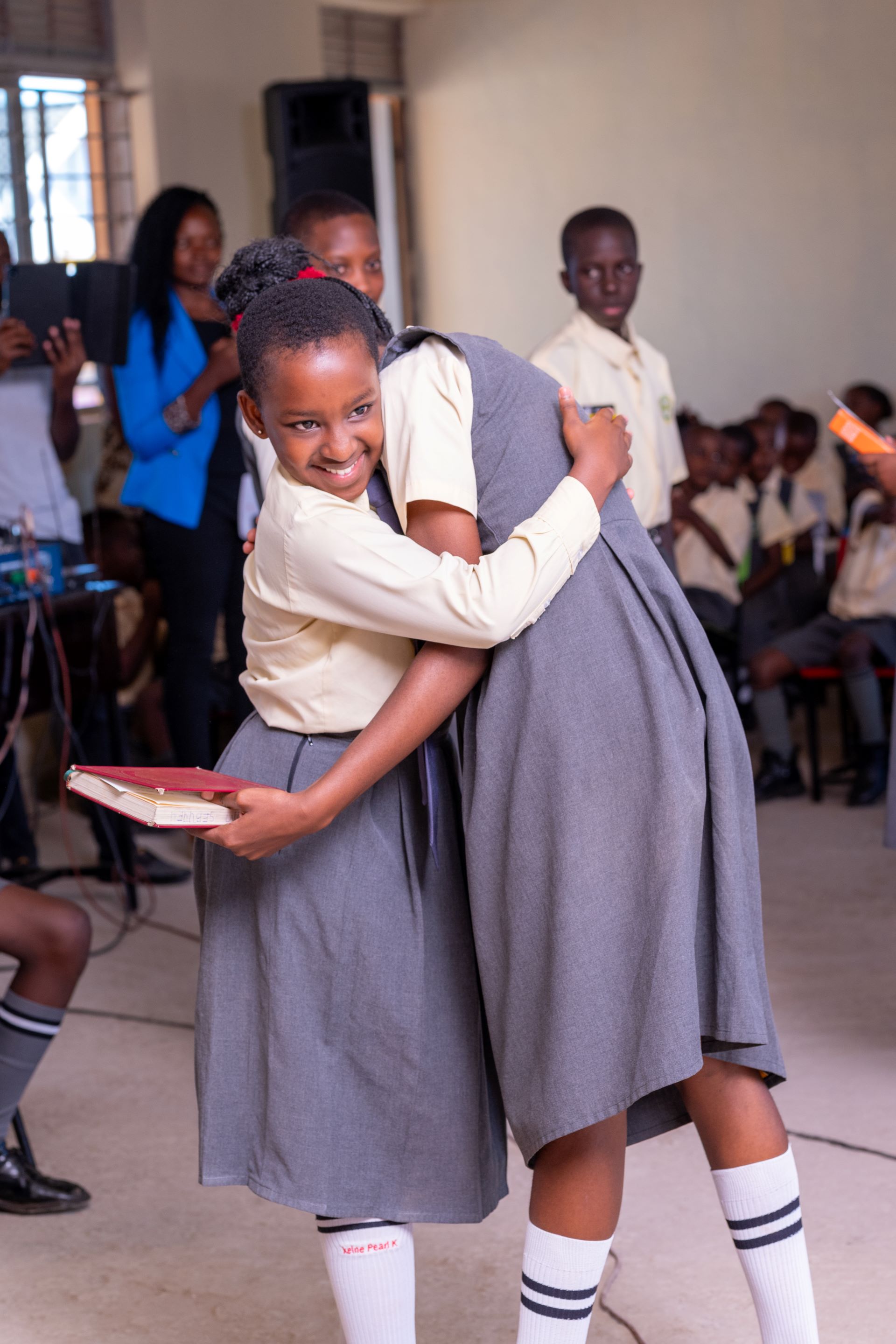Handing over to incoming Head girl