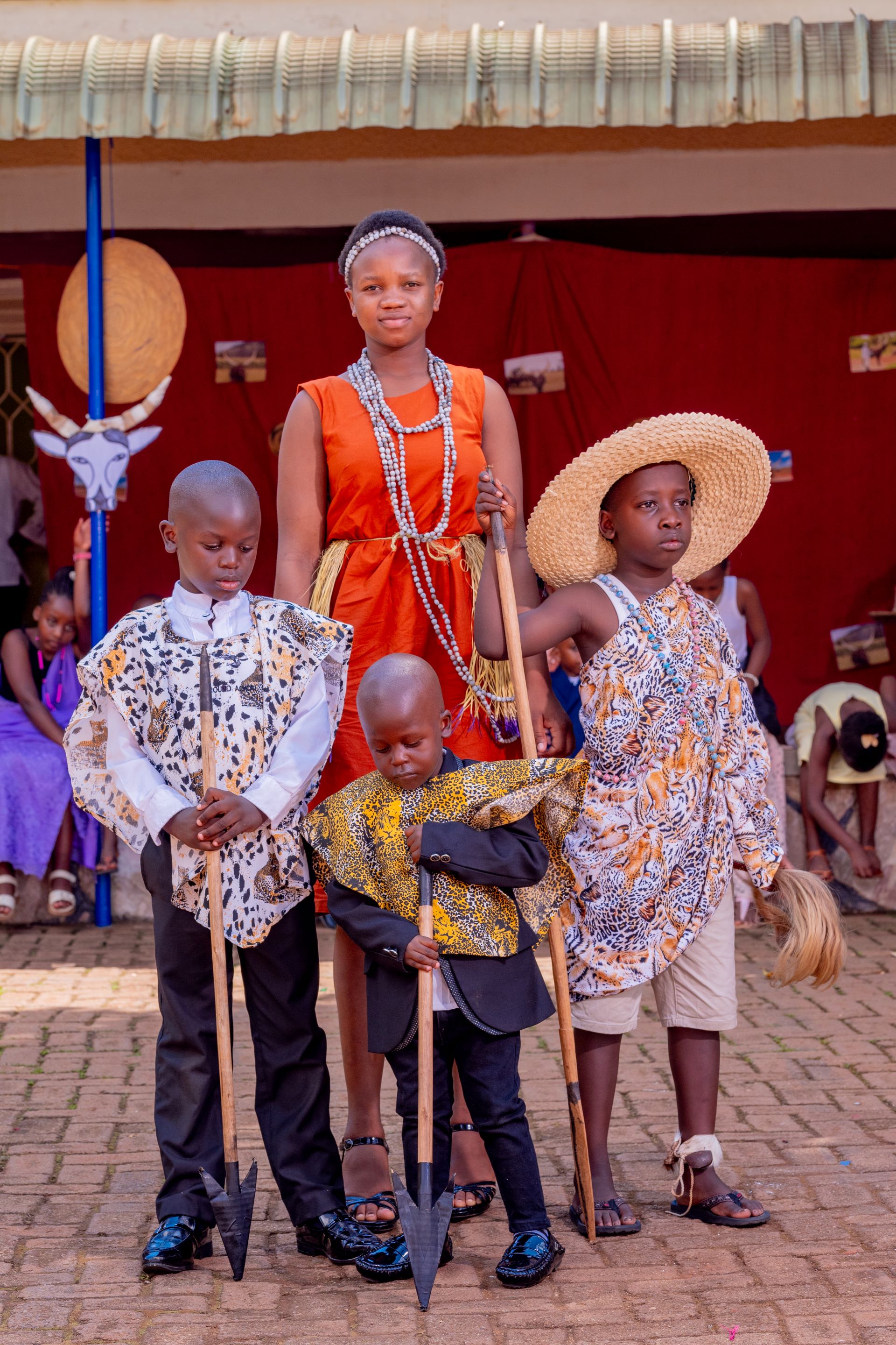 Acholi boys and Sudanese girl