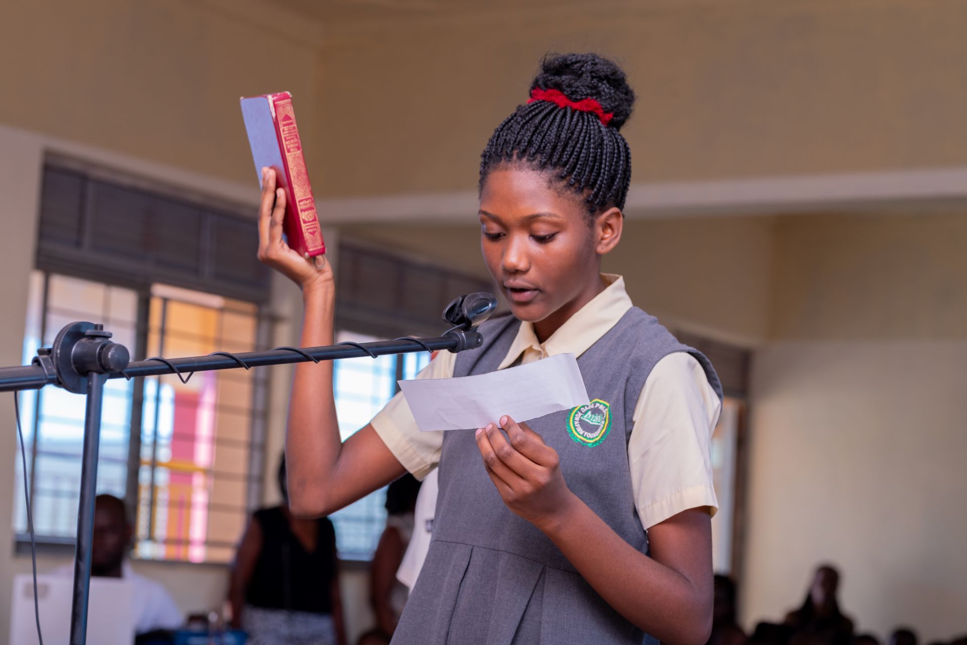 Head Girl swearing in