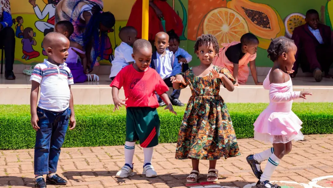 Babies dancing